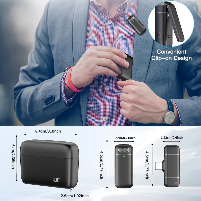 Wireless Lavalier Microphone w - Phone Cases 评论和价格
