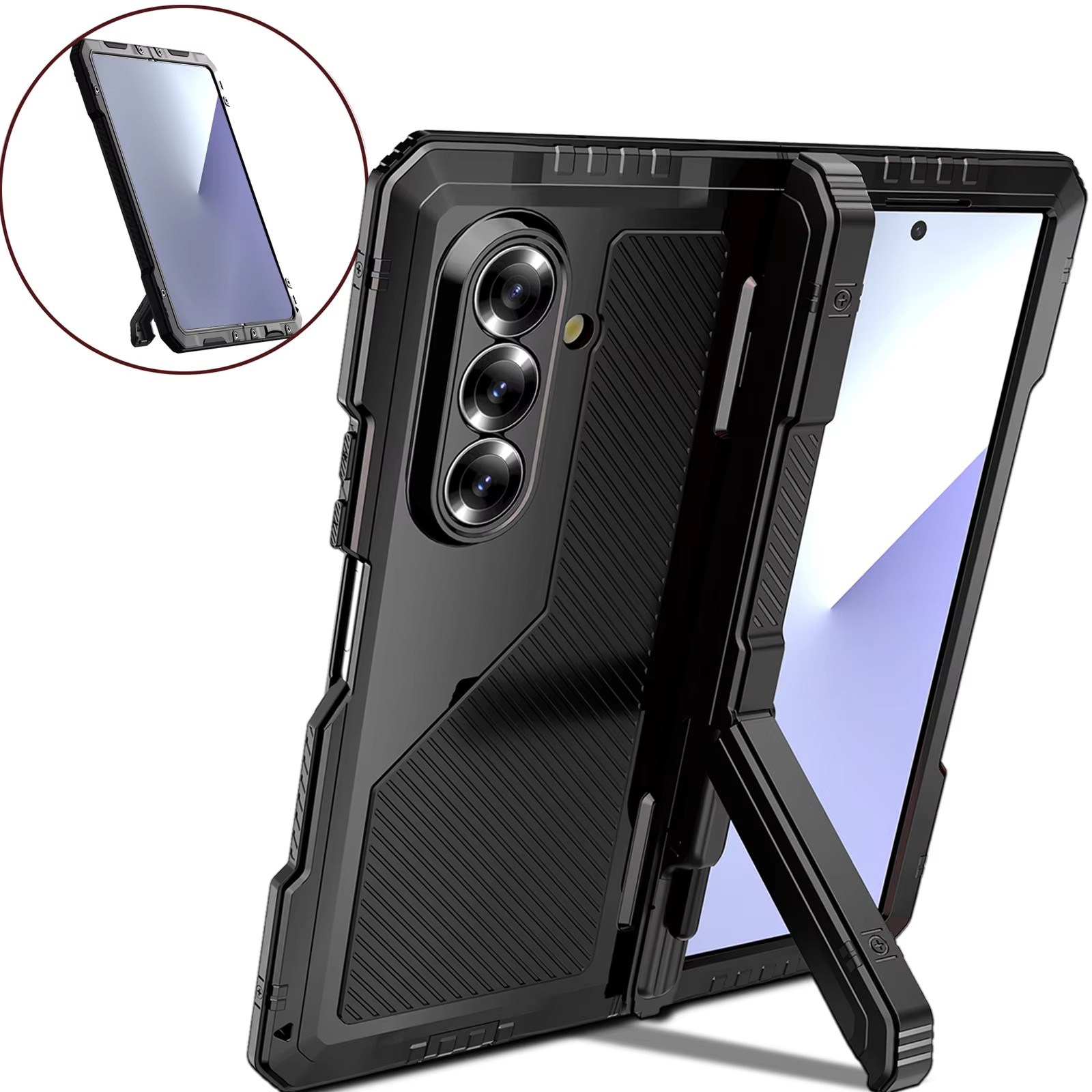 For Saumsung Z Fold 7 6 5 4 Mi - Heavy Duty 360 Full Body Protective Case 评论和价格